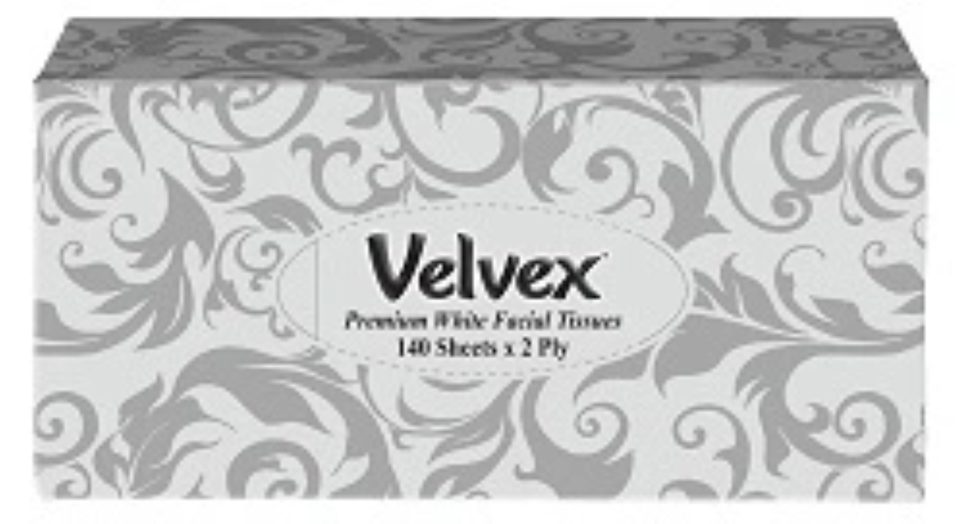 VELVEX PREMIUM FACIAL TISSUES SILVER 140S